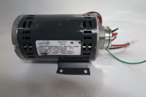 electrocraft lancer 1/4 hp carbonator motor 91-0063
