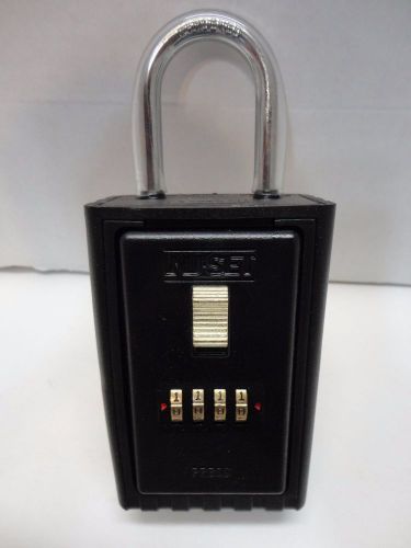 2 - nu-set 2020-3 4-number combination lock box with keyed shackle ( 2 locks) for sale