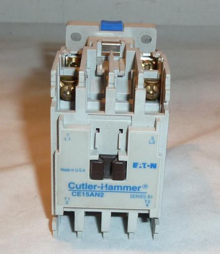 Cutler-hammer eaton  2 pole contactor ce15an2 series b1 for sale
