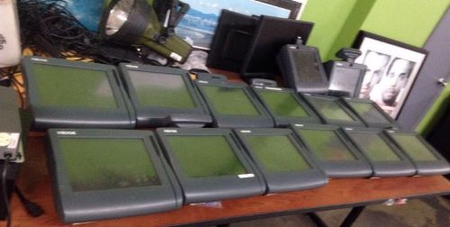 Lot of 14 Micros Workstation 4 LX System POS 12.1&#034; Touchscreen Terminal