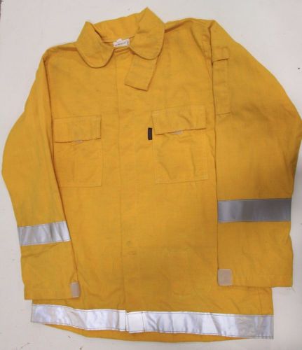 Crew Boss National FireFighter Nomex Aramid IIIA Dupont Jacket Reflective Large