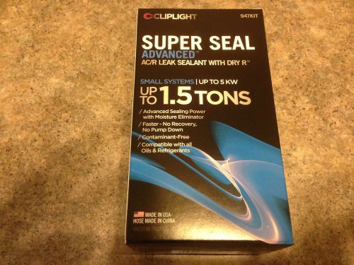 Cliplight 947kit super seal acr leak sealant ~new~ for sale