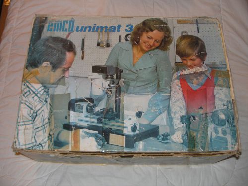 NEW EMCO UNIMAT 3 LATHE COMPLETE BOXED SET WITH ACCESSORIES