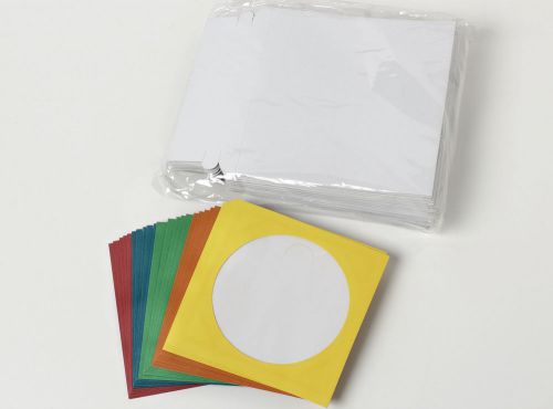 25 CD / DVD Window Envelopes /Inserts &amp; 25 Self-Seal Cardboard CD Mailers