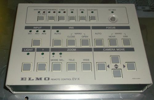 ELMO VISUAL PRESENTER REMOTE CONTROL EV-X