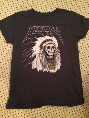 Yeezus Tour Kanye West Native American Indian Headress T-Shirt (PacSun) S to XXL