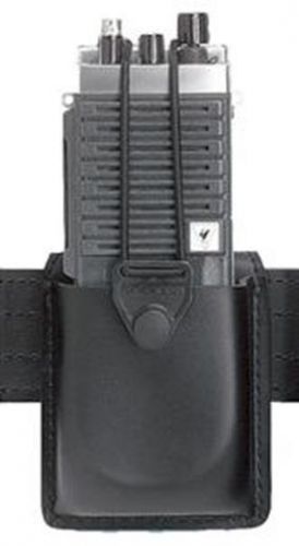 Safariland 761-5-4 basketweave black radio carrier pouch 1.62&#034; x 2.25&#034; x 3.50&#034; for sale