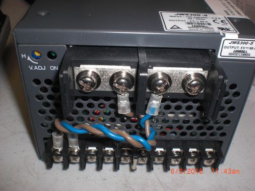 Power Supply  LAMBDA  JWS300-5 5V 60A  100-240VAC input
