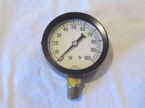 2 1/4&#034; Stainless Steel Pressure Gauge 1/4&#034; NPT back connection 0-160 PSI by ENFM