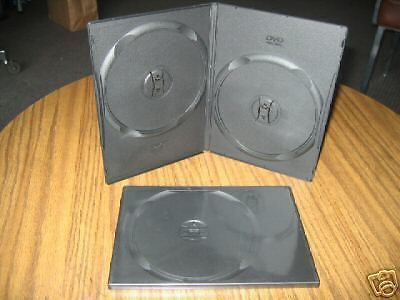 200 9MM SLIM DOUBLE 2 DVD CASES MOVIE BOX PSD34