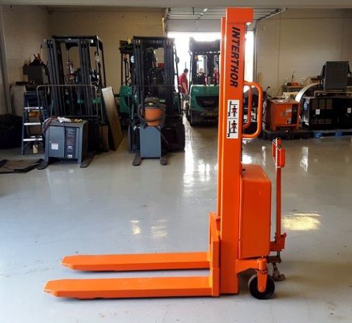 Interthor electric walk-behind electric pallet stacker - 2200lb capacity for sale