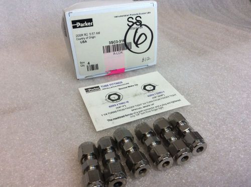 (6) parker alok 3sc3-316 inch tube unnion new nos $79 for sale
