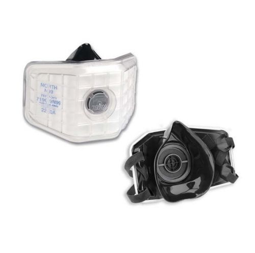 Half mask respirator north by honeywell low maintenance 7190n99 air purifying for sale