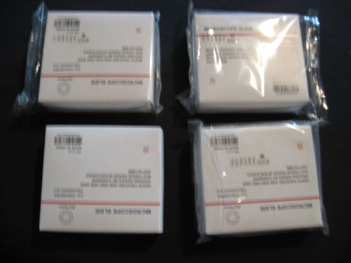 Lot of 288 Microscope Slides White frosted one end one side 25x75x1mm