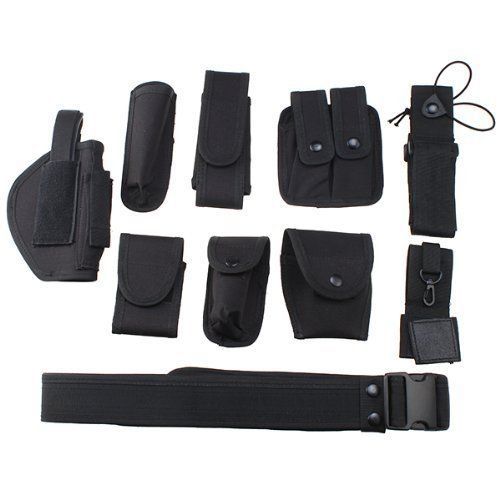 Police Enforcement Tactical Duty Belt Modular Security Equipment System NEW