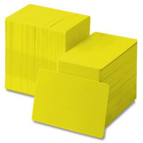 Generic Yellow 30 mil CR80 Graphic Quality PVC Cards (500/BOX)
