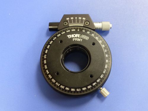 Thorlabs prm1 precision rotation stage - 1&#034; optics mount w/ micrometer for sale
