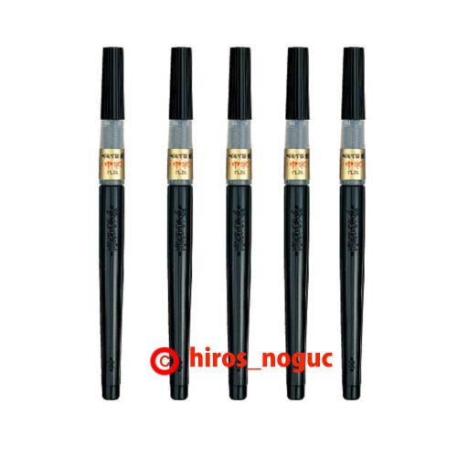 Pentel Fude Brush Pen, Medium (XFL2L)  5pcs set Free Shipping