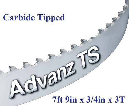7&#039; 9&#034; (93&#034;) x 3/4&#034; x 3t carbide tipped bandsaw blade! for sale