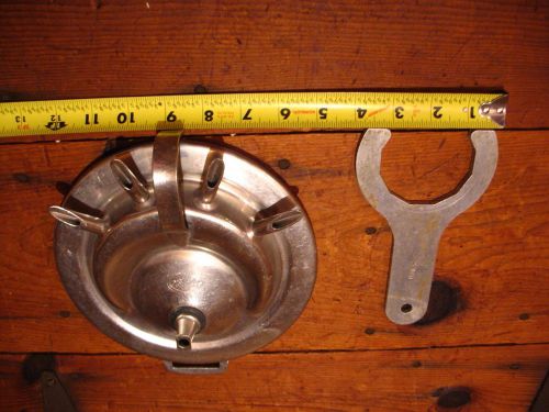 Stainless Steel Babson Bros Surge Milker Dairy Cow Milk-Lid/Cover #07165 Wrench