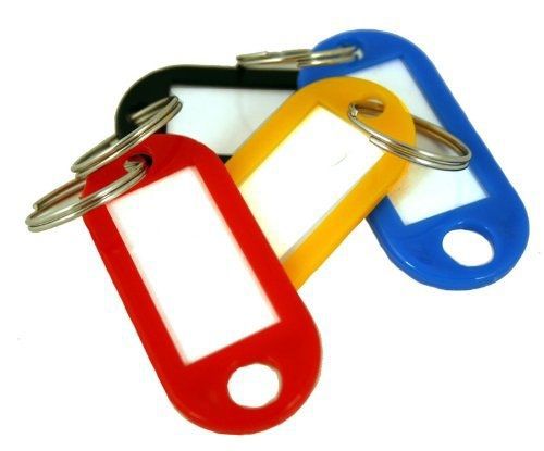 Keyguard sl-9050 pack of multi-colored key tags for keyguard key cabinets - 64 for sale