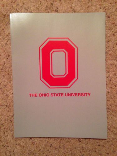 AUTHENTIC The Ohio State University Silver Folder College School