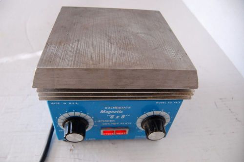 Cole Parmer solid state hotplate/ stirrer  magnetic hot plate aluminium 6x6