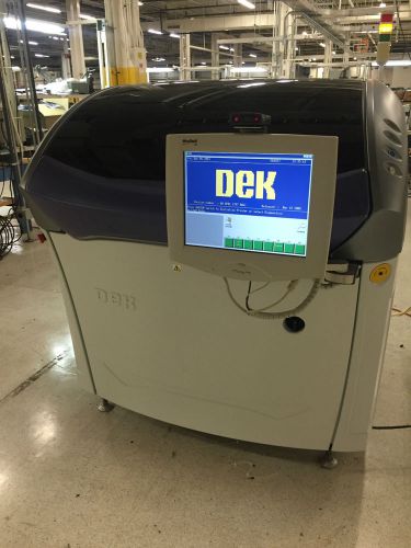Dek ( 2005) solder paste screen printer Jabil/ Europa