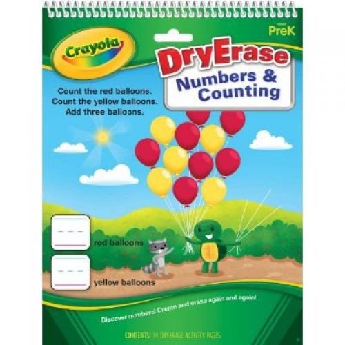 Crayola Dry Erase Activity Tablet: Numbers &amp; Counting, 16 Pages