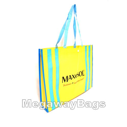 MAXOSOL Grocery Shop Medical Carry Promotion Bag Tote WovenPP recycle MegawayBag