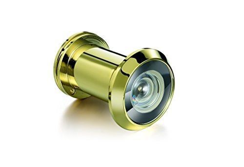 Togu TG3522NG-PVD Brass UL Listed 220-degree Door Viewer with Heavy Duty Privacy