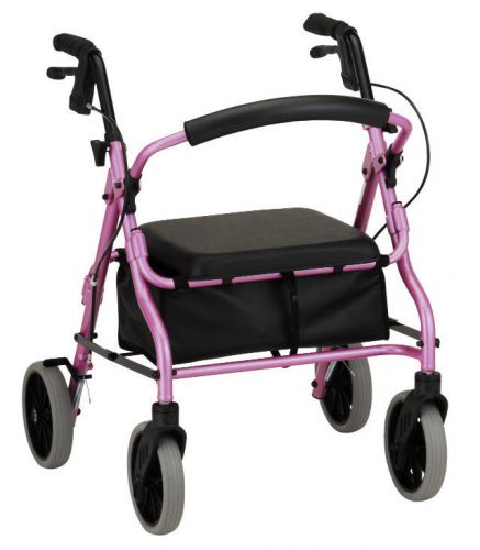 Zoom 18 rolling walker pink, free shipping, no tax, item 4218pk for sale