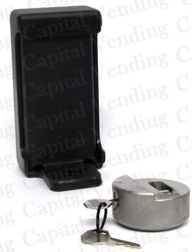Cover/Hasp for Standard Vending Machine T Handle includes Puck lock