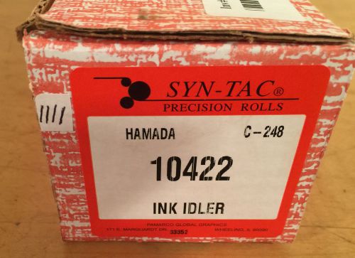 Syn-Tac  Crestline 10422 Ink Idler Printer Rollers For Hamada C-248 Larger
