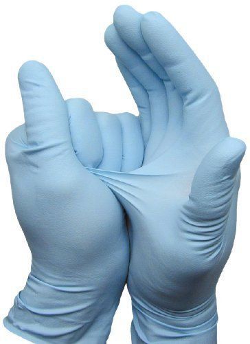 Qrp x8bqf09 qualatrile nitrile glove, powder free, 8 mil thickness, 9&#034; length, for sale