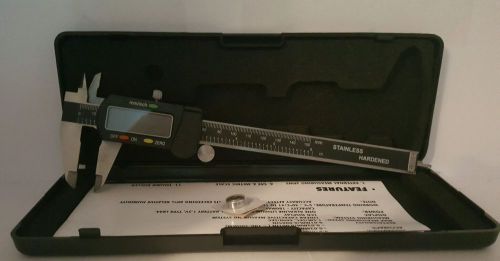 Electric Digital Caliper 0-6in 0-150mm Sliding Ruler Precise Hard Storage Case