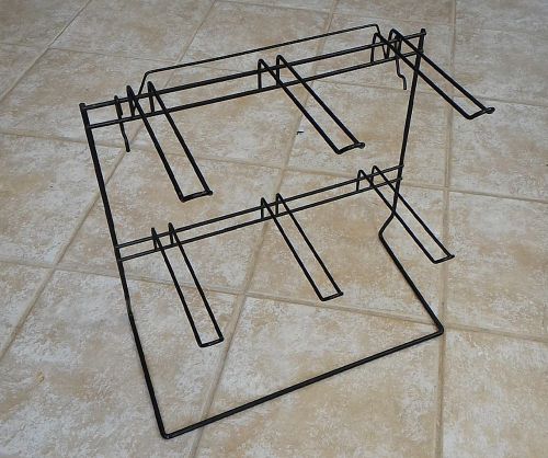 Wire Countertop Rack  Display for Retail Point of Sale w/ pegboard hooks