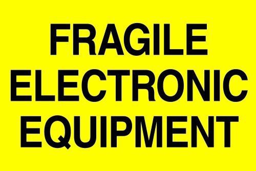 Tape logic dl1193 shipping and handling label, legend &#034;fragile - electronic for sale