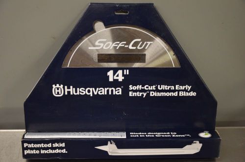 Husqvarna 14&#034; yellow xl14-5000 soff-cut ulta early entry diamond blade new for sale