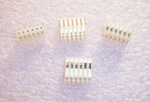QTY (50) CE100F22-6C PANDUIT 6 POSITION 22AWG IDC CONNECTOR 2.54 PITCH