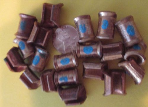 20 pcs. 54710 thomas &amp; betts t&amp;b grounding cu c-tap copper 8-12 blue color for sale