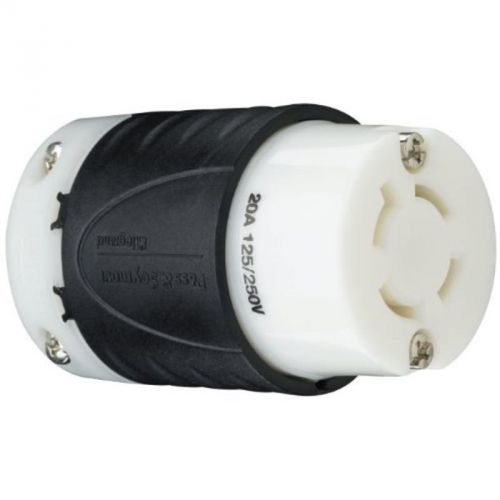 Industrial grade turn lock connector, 4-wire 20-amp 125-volt/250-volt l1420cccv3 for sale