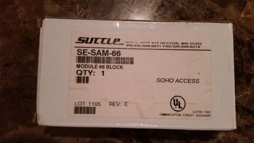 Suttle 66b4-3 b series 66 3 pair 6x6 connecting block *new for sale