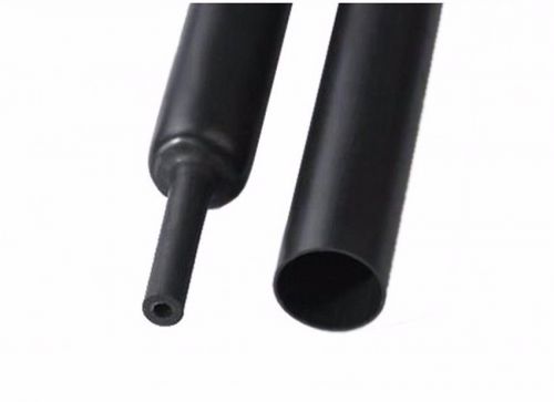 ?16mm Adhesive Lined 4:1 Black Heatshrink Heat Shrink Tubing 1.22M Tube Sleeve