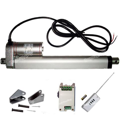 Set of 8&#034; stroke 1500n 330lbs dc12v linear actuator &amp;wireless motor control kits for sale
