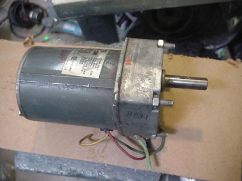Molon 63rpm 115v ac gearmotor  1/2 ” shaft dayton em5r-63-1 for sale