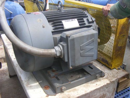 Used 75 HP Worldwide Electric Motor 230/460 1785 rpm Fr 365t w Adjustable Frame