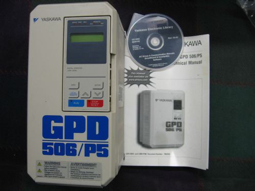 Yaskawa GDP 560/P5   CIMR-P5M43P7  Magnetek - NOS  - Box &amp; Instructions  &amp; CD