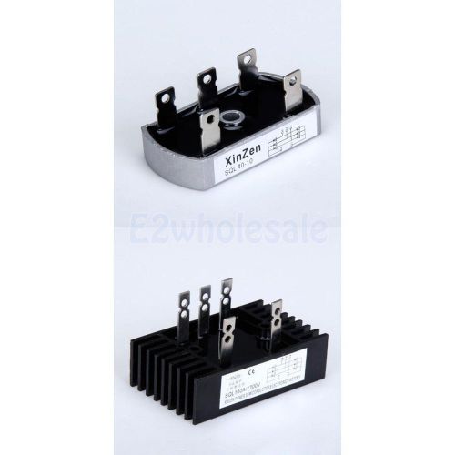 2pcs 3-phase diode bridge rectifier electrical 40a amp 1000v +100a 1200v for sale
