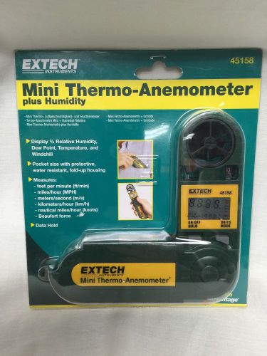 Mini Thermo-Anemometer plus Humidity #45158 NEW